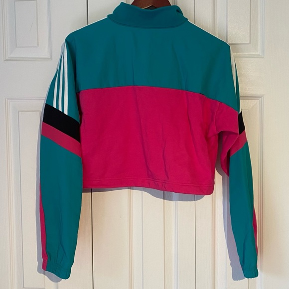 Adidas 80’s inspired crop sweater - Picture 2 of 3